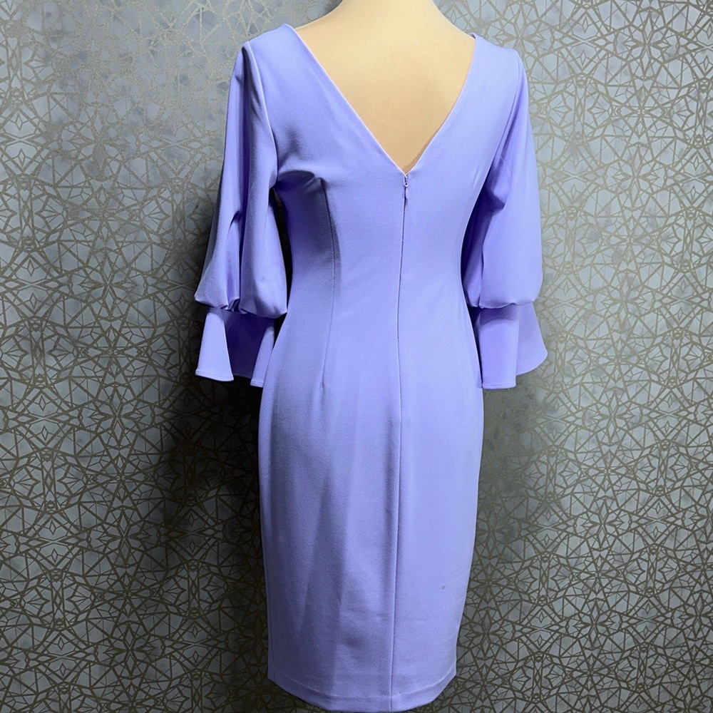 Calvin Klein Lavender Long Sleeve Dress - Picture 3 of 16